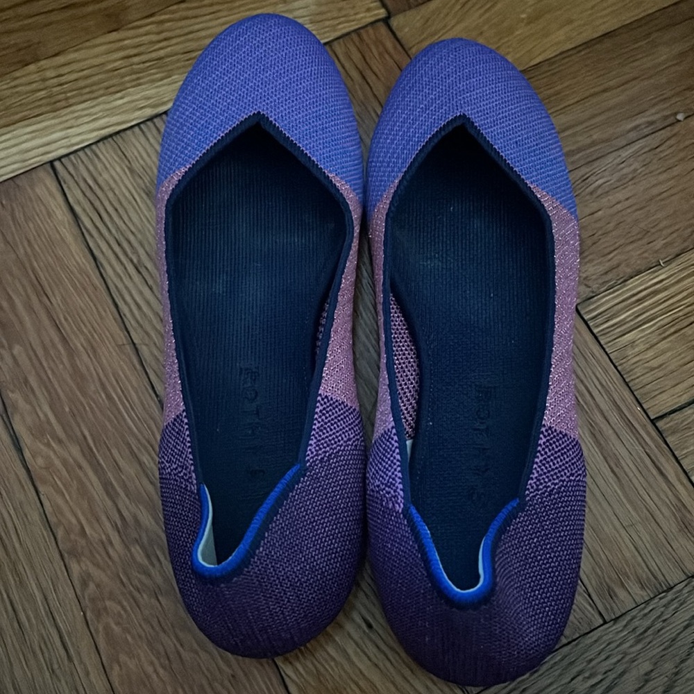 Purple Rothy's Flats